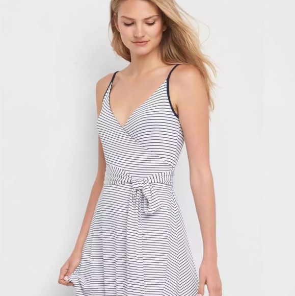 GAP Dresses & Skirts - Cami Wrap Midi Striped Dress From Gap Size…